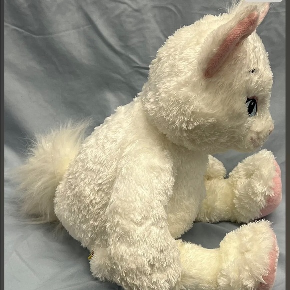 Build a Bear Disney Marie Aristocats White Pink Kitten Cat Stuffed Animal - Picture 6 of 12